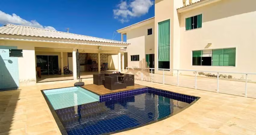 Casa com 5 dormitórios para alugar, 300 m² por r$ 8.595,00/mês - nova são pedro - são pedro da aldeia/rj