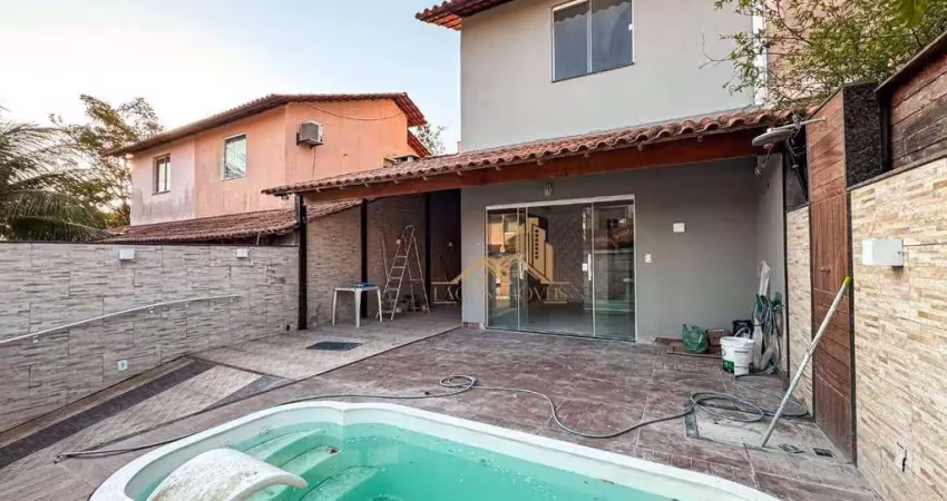 Casa com 2 dormitórios para alugar, 110 m² por r$ 2.500/mês - jardim morada da aldeia - são pedro da aldeia/rj