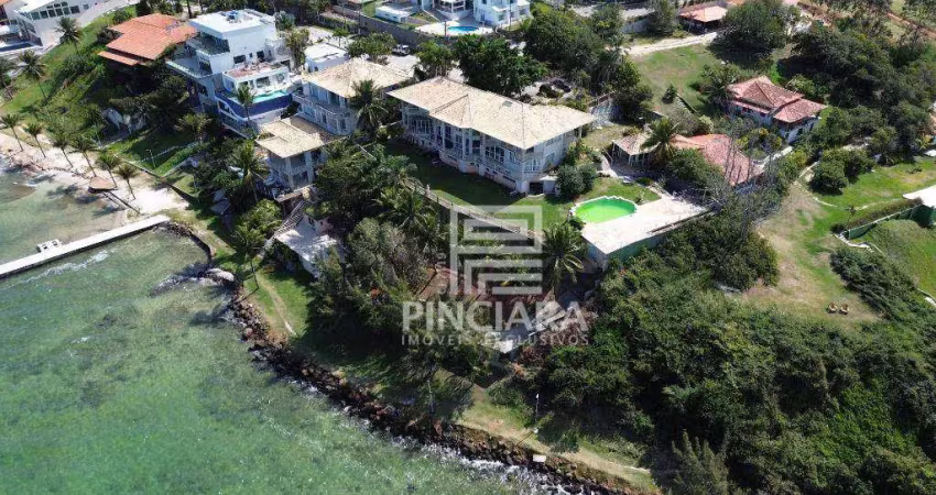 Mansão com praia privativa no condomínio praia das espumas - compre por r$ 5.500.000 - araruama/rj