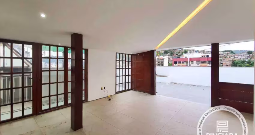 Cobertura duplex com tour virtual 360° de 3 quartos à venda, 202 m² por r$ 1.350.000 - icaraí - niterói/rj