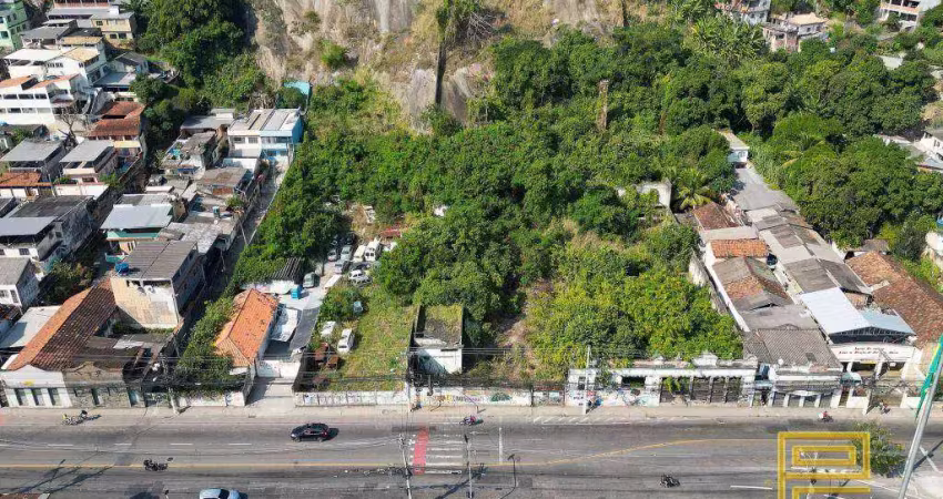 Terreno, 7500 m² - venda por r$ 20.000.000,00 ou aluguel por r$ 150.000,00/mês - barreto - niterói/rj
