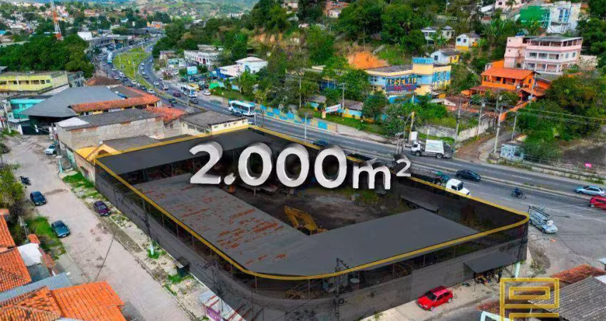 Área para alugar, 2000 m² por r$ 25.000,00/mês - arsenal - são gonçalo/rj
