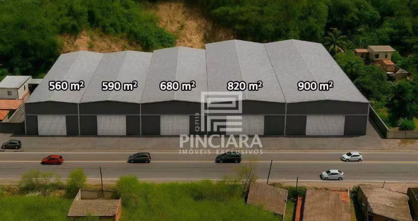 Barracão / Galpão / Depósito para alugar na Rua Salvatori, 2057, Colubande, São Gonçalo