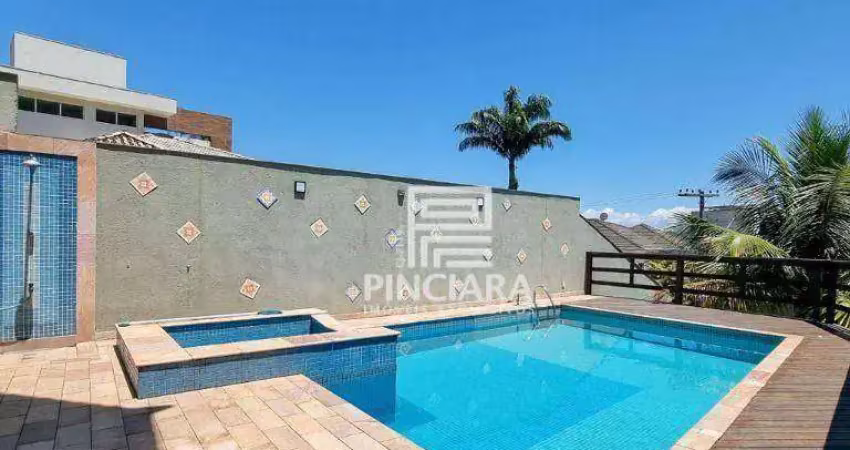 Casa no aruã de 450m² com 4 quartos, sendo 3 suítes à venda por r$2.490.000 - charitas - niterói/rj