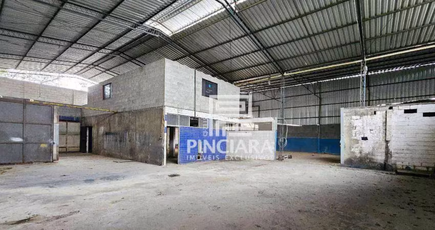 Galpão de 900 m² - alugue por r$ 7.500/mês | compre por r$ 1.100.000  - rocha - são gonçalo/rj