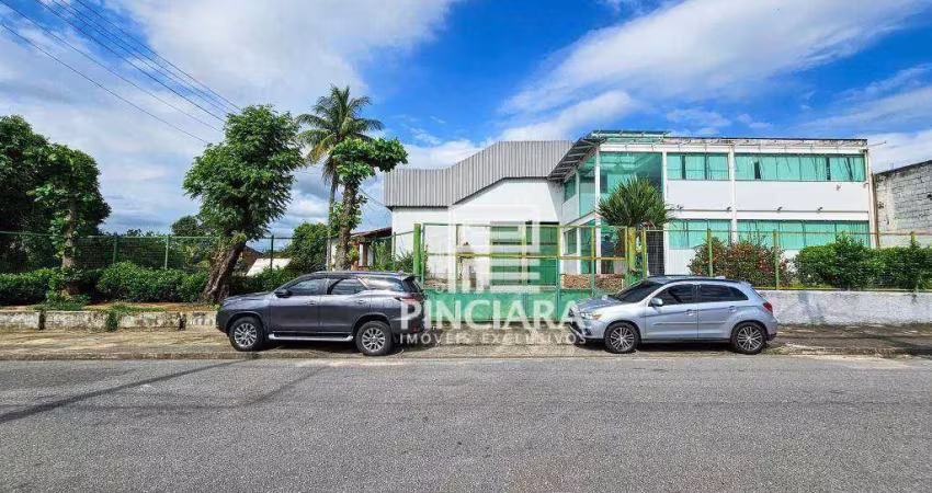 Galpão de 2.160 m² em terreno de 4.700 m² por r$ 30.000/mês - guaxindiba - são gonçalo/rj