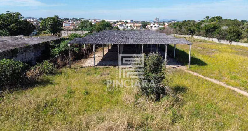 Galpão de 2.250 m² em terreno de 18.000 m² - alugue por r$ 45.000/mês - itaboraí/rj