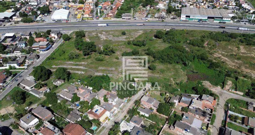 Terreno de 30.000 m² - venda por r$ 18.000.000 ou aluguel por r$ 150.000/mês - manilha - itaboraí/rj