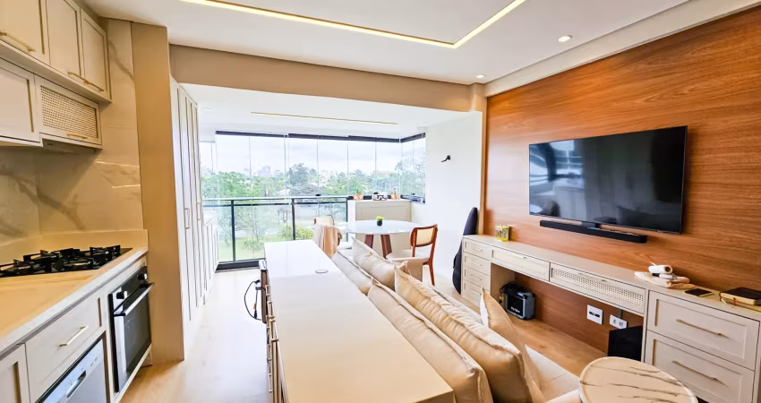 Apartamento à venda em alphaville com 2 suítes  -porteira fechada