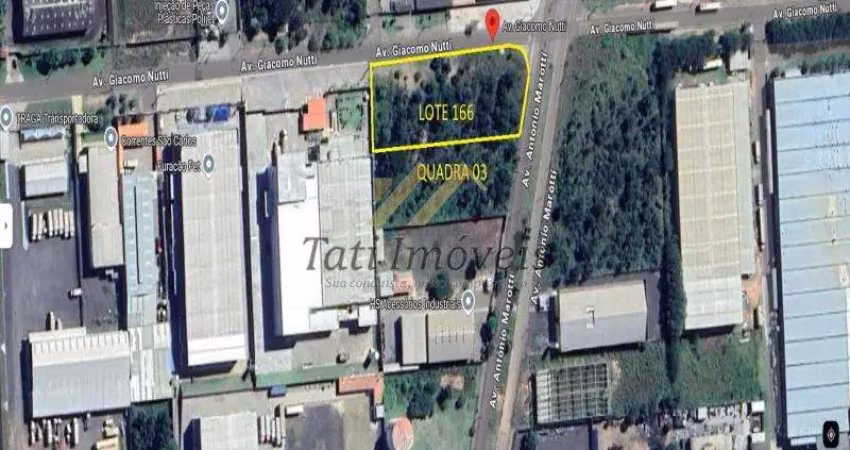 Terreno à venda na Av Giacomo Nutti, CEAT, São Carlos