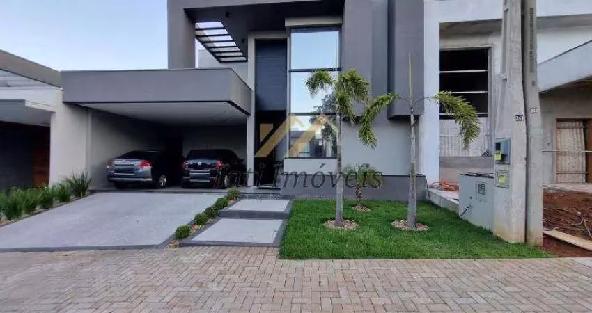 Casa em condomínio fechado com 3 quartos à venda na Av Brasilino Bento, Condomínio Village Damha IV, São Carlos