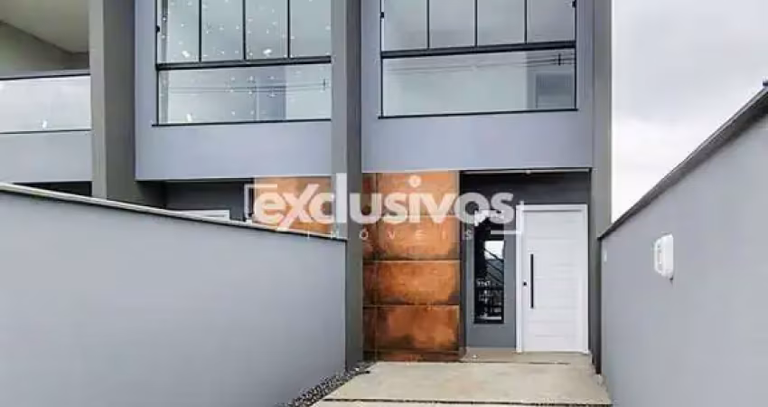 Sobrado geminado com 2 suítes e 2 vagas de garagem à venda no bairro vila nova