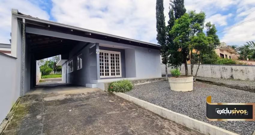 Oportunidade: casa plana averbada com 4 quartos, edícula e terraço à venda em joinville/sc por r$ 750.000,00