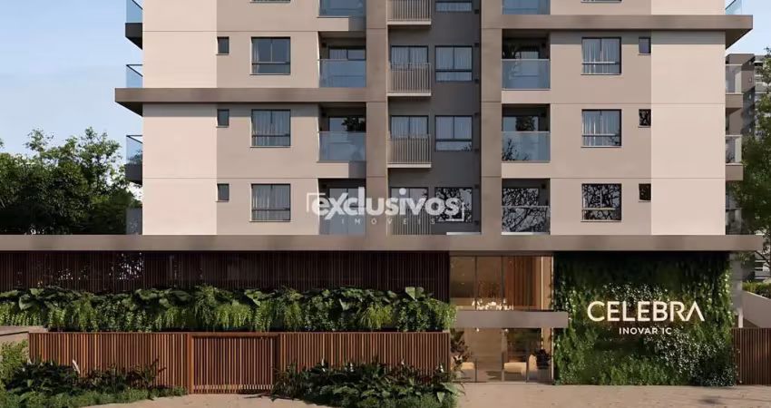 Lançamento apartamento studio no celebra, bairro américa, joinville/sc