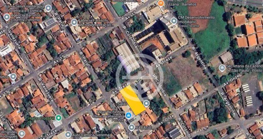 Terreno à venda, 1332 m² por r$ 1.500.000,00 - américa - barretos/sp