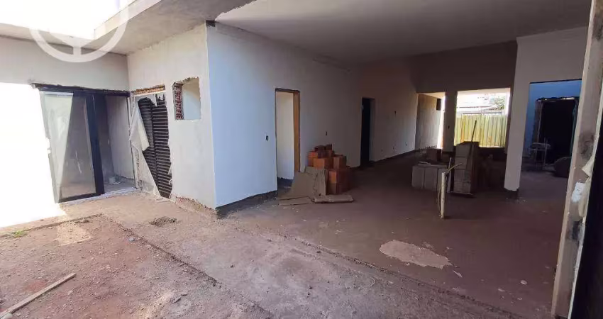 Casa em projeto final de construção, 3 dormitórios sendo 1 suite à venda, 146 m² r$ 600.000 - jardim europa - barretos/sp