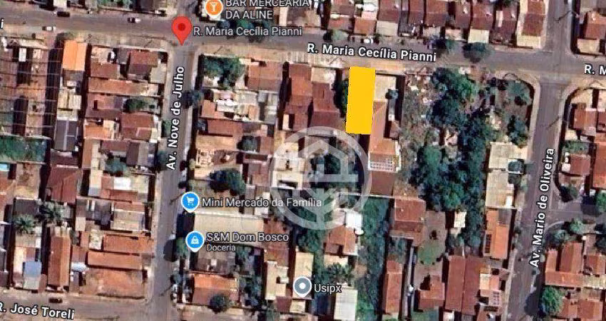 Terreno à venda, 192 m² por R$ 75.000,00 - Dom João Bosco - Barretos/SP