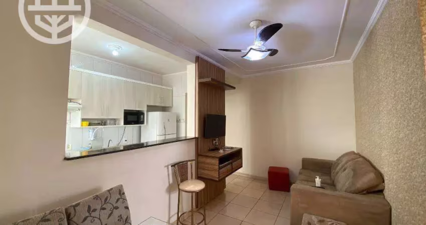Apartamento com 2 dormitórios para alugar, 46 m² por r$ 1.487,00/mês - cristiano de carvalho - barretos/sp