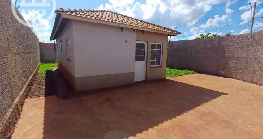 Casa com 2 dormitórios para alugar, 50 m² por r$ 900,00/mês - vida nova 4 - barretos/sp