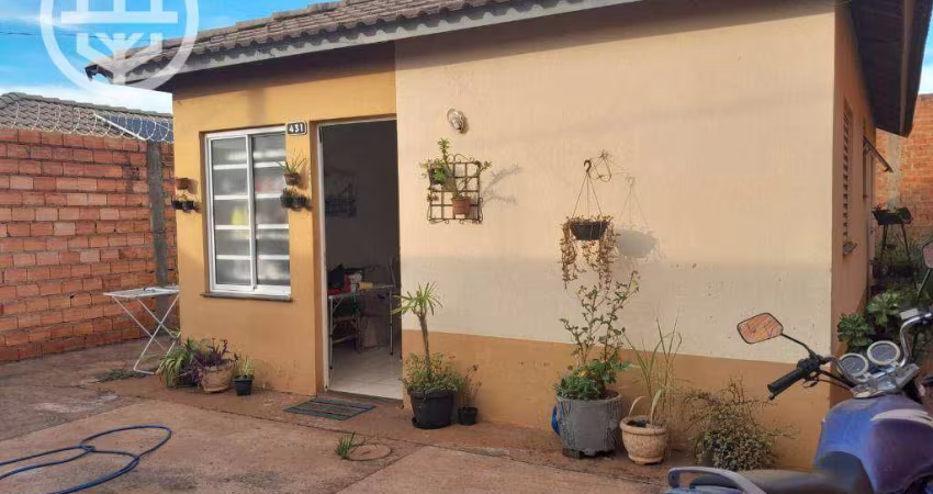 Casa com 2 dormitórios à venda, 50 m² por R$ 189.979,00 - Vida Nova - Barretos/SP