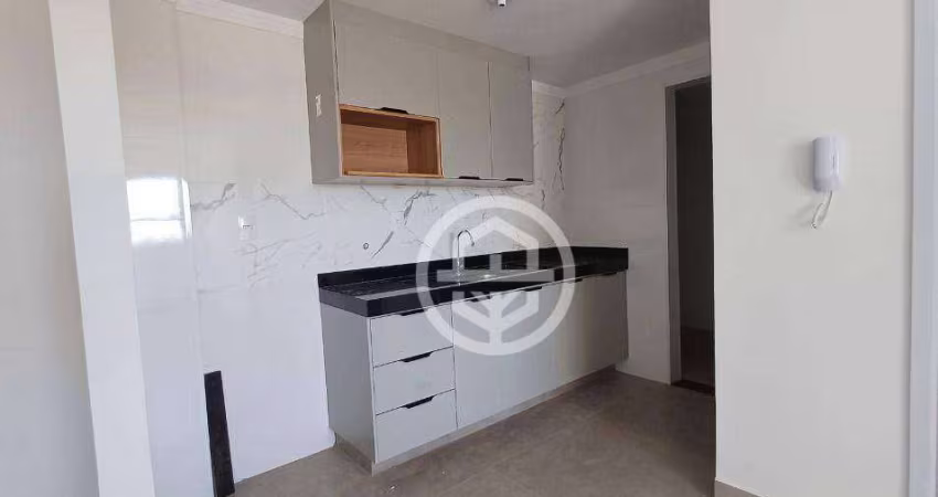 Apartamento com 1 dormitório para alugar, 44 m² por R$ 2.518,00/mês - Jardim Universitário - Barretos/SP