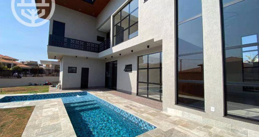 Bela e moderna casa no Condomínio Jardim Botânico.
