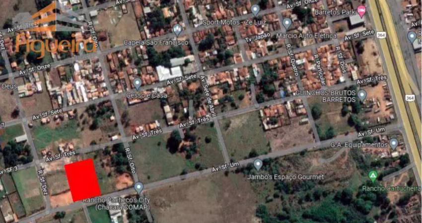 Área à venda, 3280 m² por r$ 1.640.000,00 - são francisco - barretos/sp