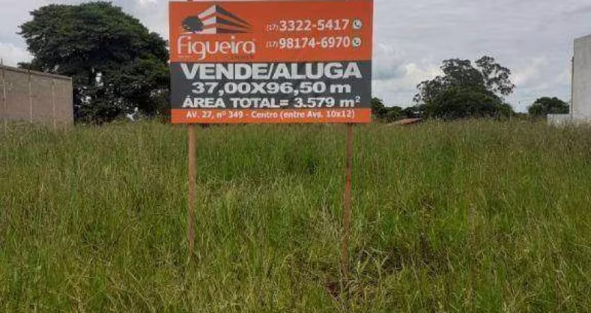 Área à venda, 3570 m² por R$ 1.785.000,00 - Derby Clube - Barretos/SP
