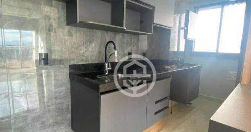 Apartamento com 2 dormitórios para alugar, 51 m² por R$ 2.200,00/mês - Cristiano de Carvalho - Barretos/SP