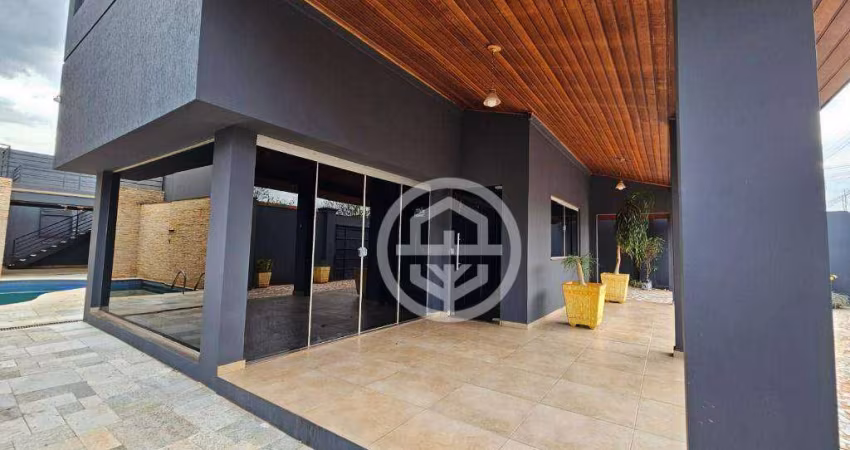 Casa com 3 dormitórios, 290 m² - venda por R$ 1.400.000,00 ou aluguel por R$ 6.400,00/mês - City Barretos - Barretos/SP