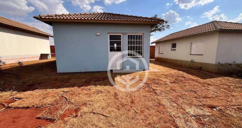 Casa com 2 dormitórios à venda, 47 m² por r$ 150.000,00 - vida nova - barretos/sp