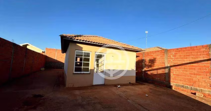 Casa com 2 dormitórios à venda, 45 m² por r$ 180.000,00 - conjunto habitacional vida nova - barretos/sp
