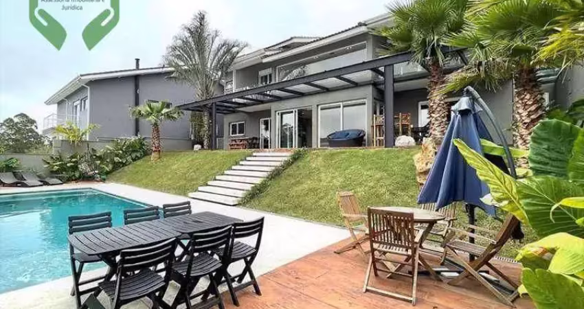 Sobrado com 4 dormitórios à venda, 463 m² por r$ 5.170.000,00 - jardim indaiá - embu das artes/sp