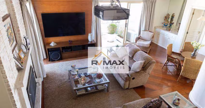 Apartamento cobertura duplex com 4 dormitórios à venda, 350 m² por r$ 4.680.000 - perdizes - são paulo/sp