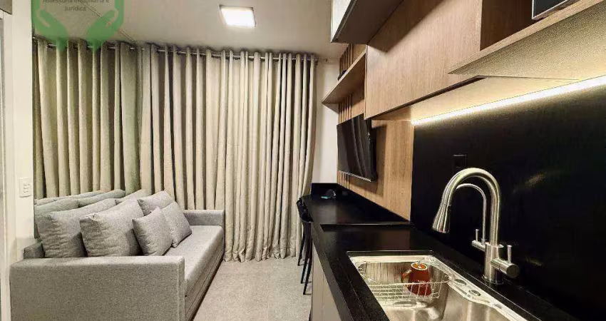 Apartamento com 1 dormitório à venda, 24 m² por r$ 350.000,00 - vila butantã - são paulo/sp