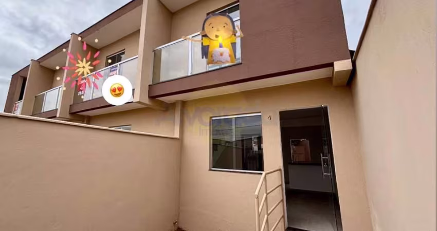 Casa para Venda em Santa Luzia, Dona Rosarinha, 2 dormitórios, 2 banheiros, 1 vaga