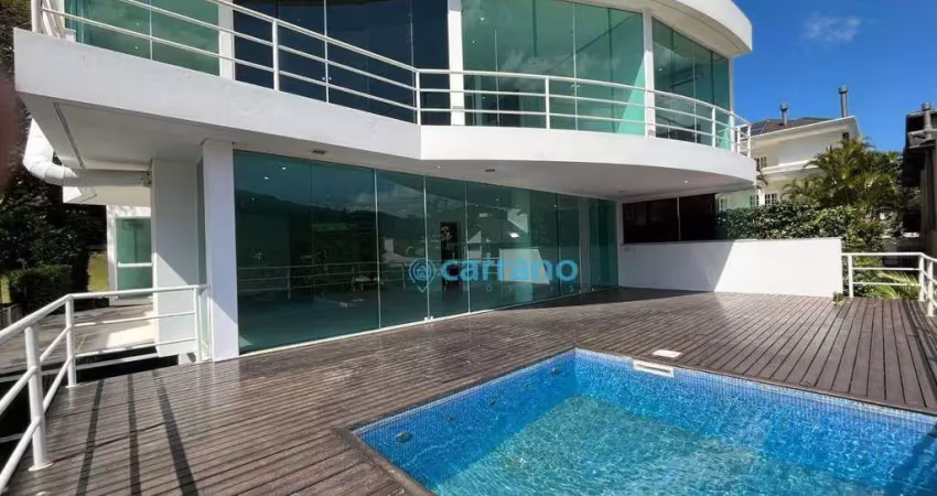 Casa com 5 dormitórios à venda(5 suítes), 546 m² por r$ 6.800.000 - lagoa da conceição - florianópolis/sc