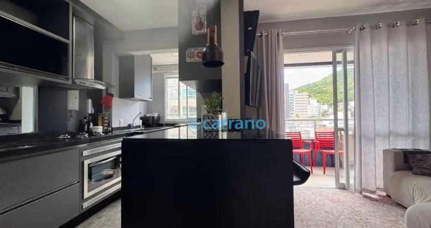 Apartamento semi-mobiliado com 2 dormitórios(1 suíte) à venda, 77 m² por r$ 830.000 - itacorubi - florianópolis/sc