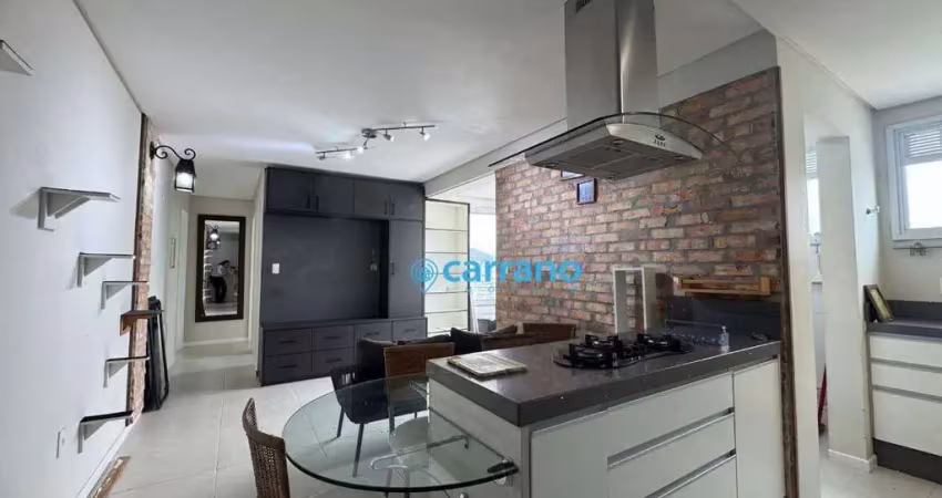 Apartamento mobiliado com 2 dormitórios para alugar, 65 m² por r$ 4.581/mês - córrego grande - florianópolis/sc