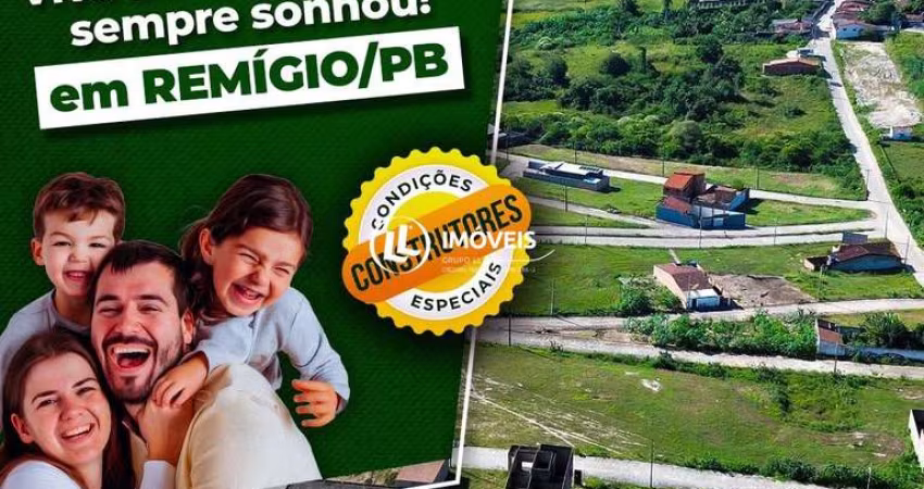 Loteamento Sollares da Borborema no Centro de Remígio PB