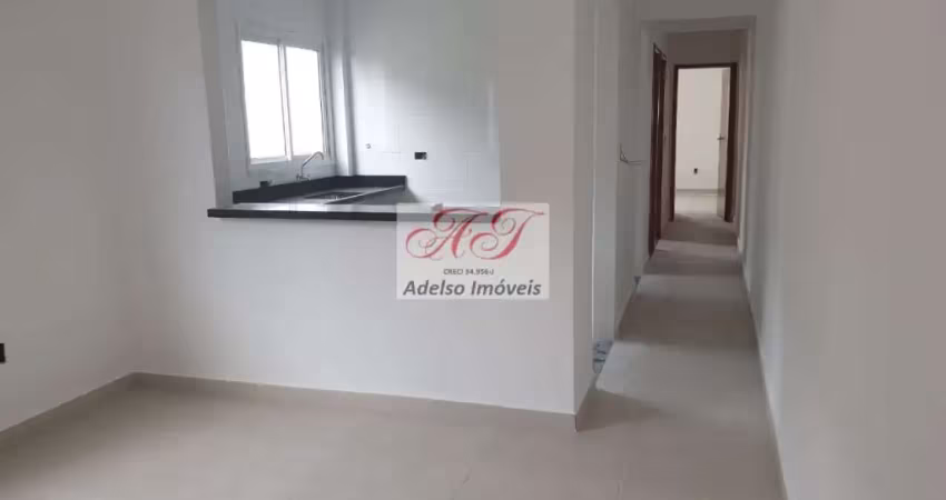 Apartamento à venda em são vicente-sp, parque são vicente: 2 quartos, 1 sala, 1 banheiro, 1 vaga, 50m². venha conferir!
