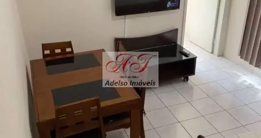 Apartamento à venda no embaré, santos-sp: 1 quarto, 1 sala, 1 banheiro, 1 vaga e 52m² de área.