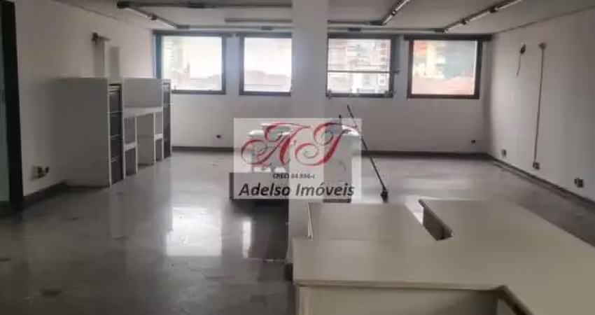 Sala comercial de alto padrão para locação no centro de santos-sp: 1 sala, 2 banheiros, 110,00 m²