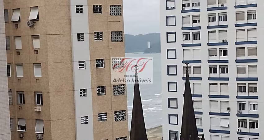 Excelente oportunidade de locação de apartamento no Boqueirão, Santos-SP: 1 quarto, 1 sala, 1 banheiro, 32m² de área.