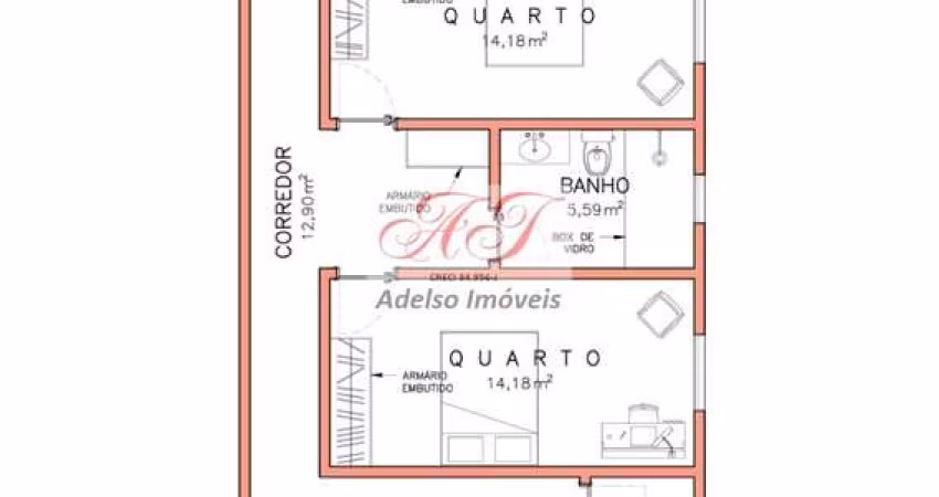 Oportunidade imperdível: Apartamento de 2 quartos na Vila Valença, São Vicente-SP com 80m² e garagem! Confira já!