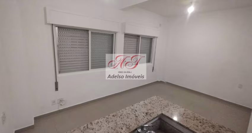 Apartamento para locação no Boqueirão, Santos-SP: 1 quarto, 1 banheiro, 30m² de área. Agende sua visita!