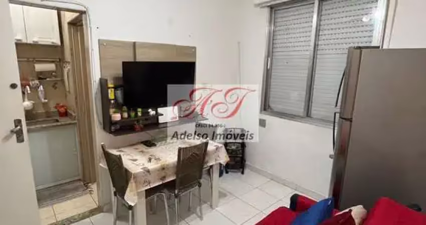 Apartamento à venda no embaré - santos-sp: 1 quarto, 1 banheiro, 1 vaga, 32m² de área. aproveite esta oportunidade!