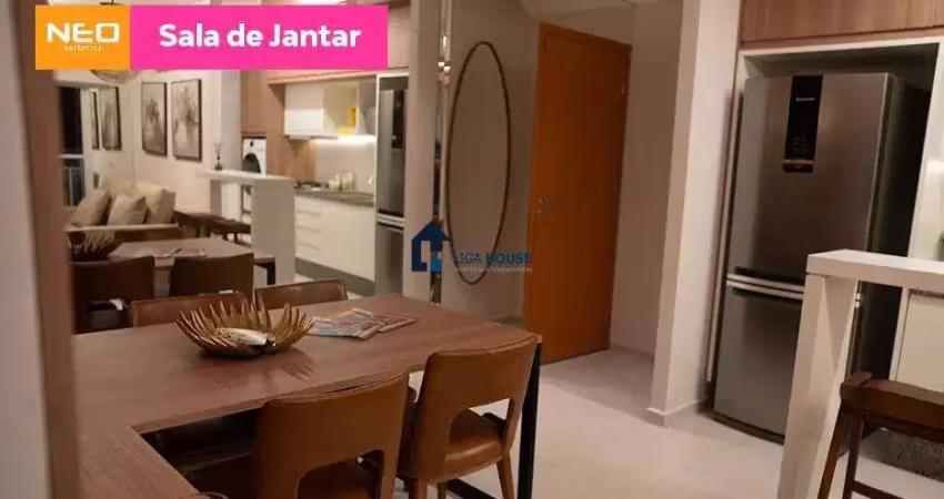 Apartamento na planta de 2 a 3 quartos, no edifício neo antártica em cuiabá-mt