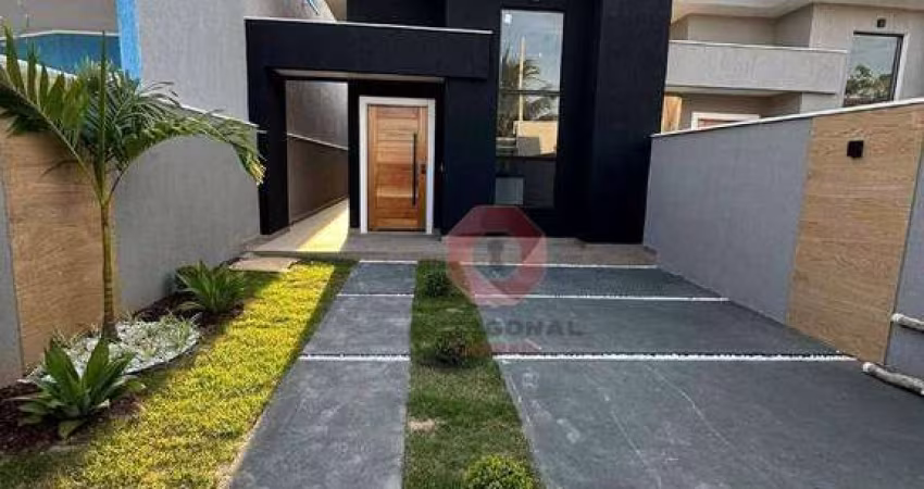 Casa com 3 quartos à venda, 96 m² por R$ 550.000 - Jardim Atlântico Central - Maricá/RJ