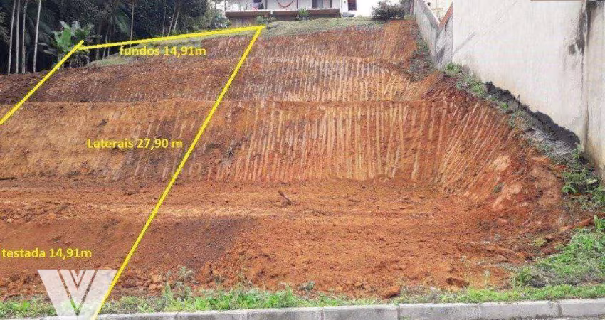Terreno à venda, 404 m² por R$ 170.000,00 - Passo Manso - Blumenau/SC